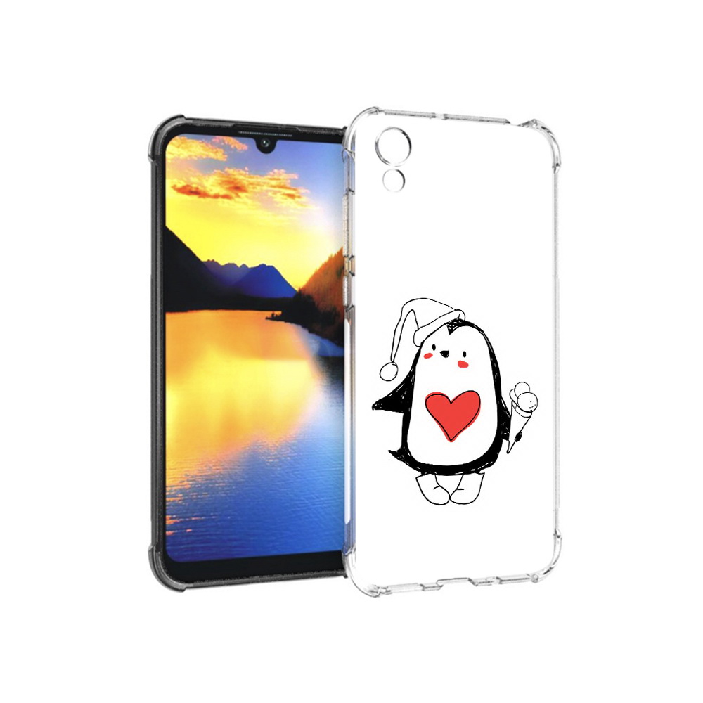 

Чехол MyPads Tocco для Huawei Y5 Пингвин с мороженым, Прозрачный, Tocco
