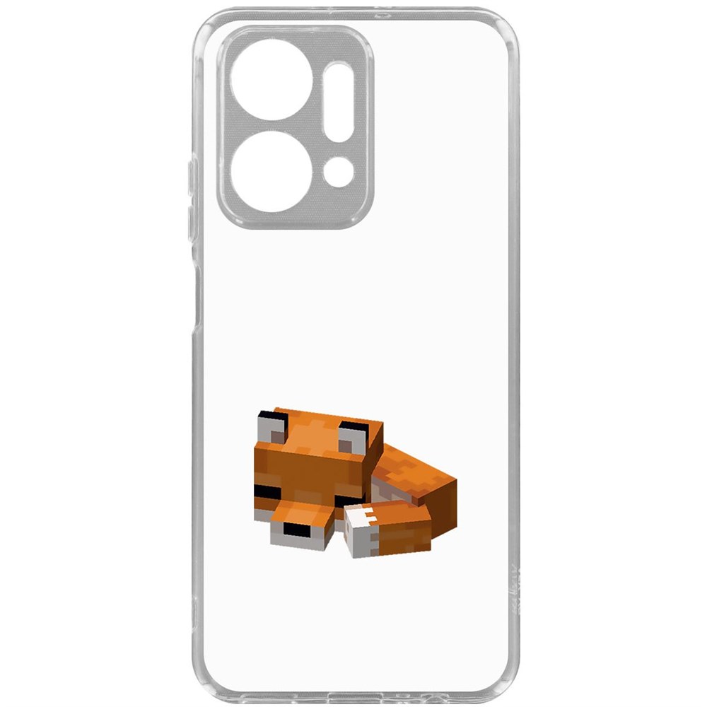 

Чехол-накладка Krutoff Clear Case Minecraft-Спящий Лисенок для Honor X7a, Прозрачный