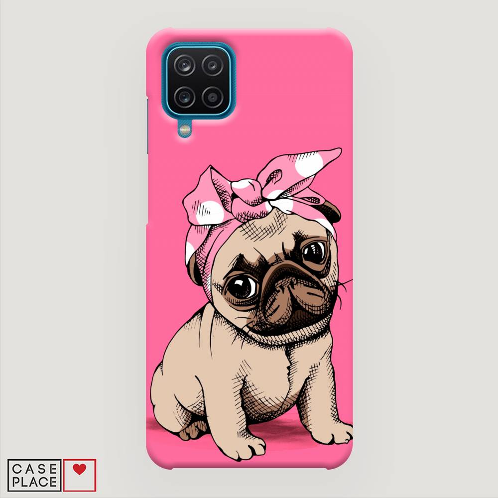 фото Пластиковый чехол "dog pin-up" на samsung galaxy a12 awog