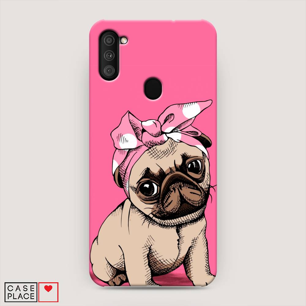 фото Пластиковый чехол "dog pin-up" на samsung galaxy a11 awog