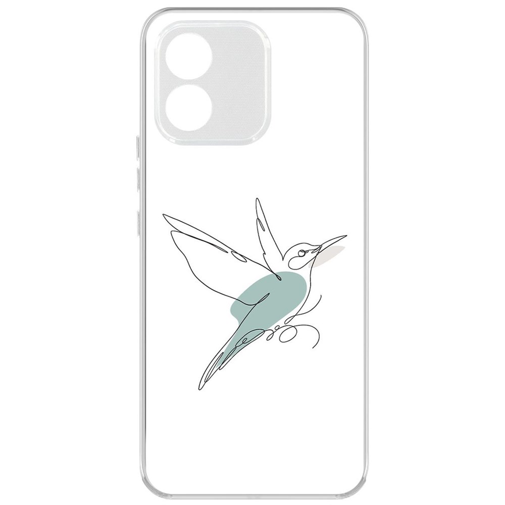 

Чехол-накладка Krutoff Clear Case Легкость для Honor X5, Прозрачный
