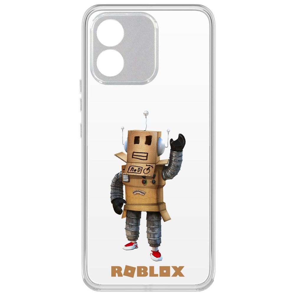 Чехол-накладка Krutoff Clear Case Roblox-Мистер Робот для Honor X5 600015206701 прозрачный