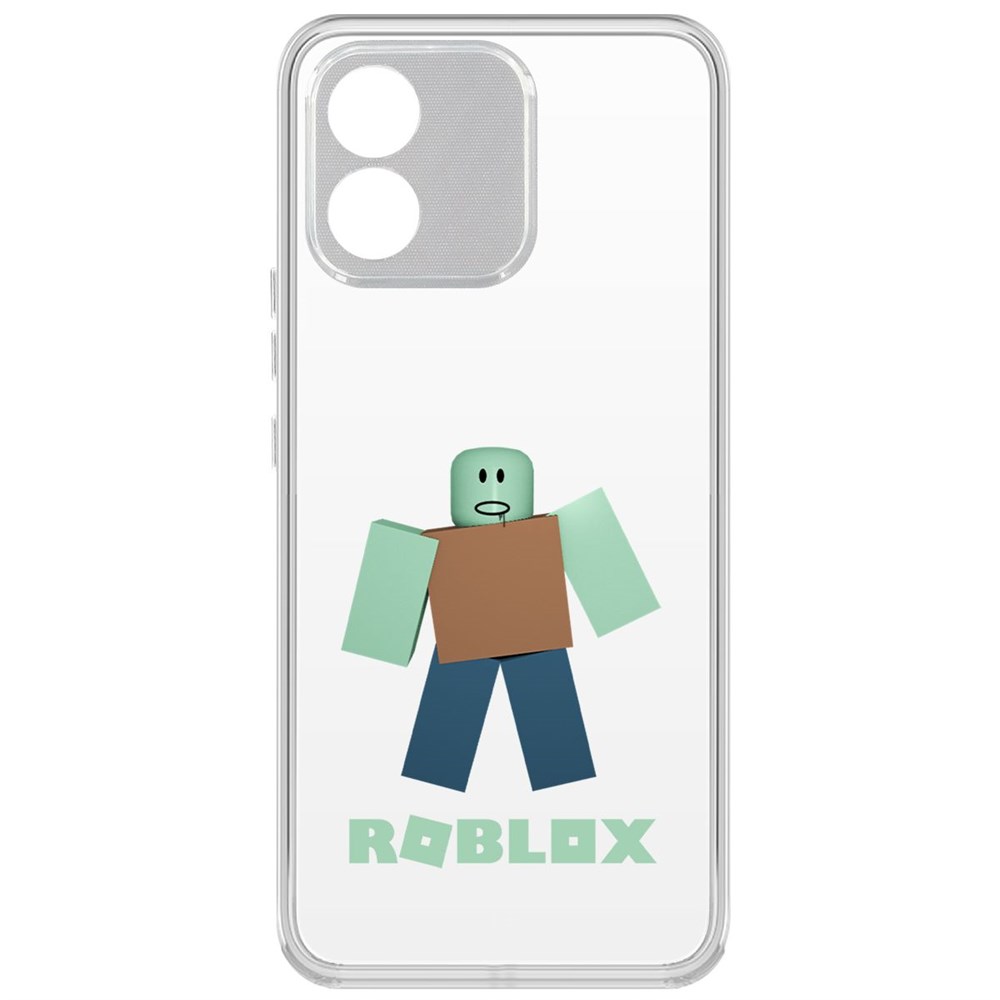 Чехол-накладка Krutoff Clear Case Roblox-Зомби для Honor X5 600015206700 прозрачный