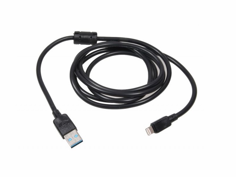 фото Кабель usb - lightning md818zm/a (черный, 100 см) sino power