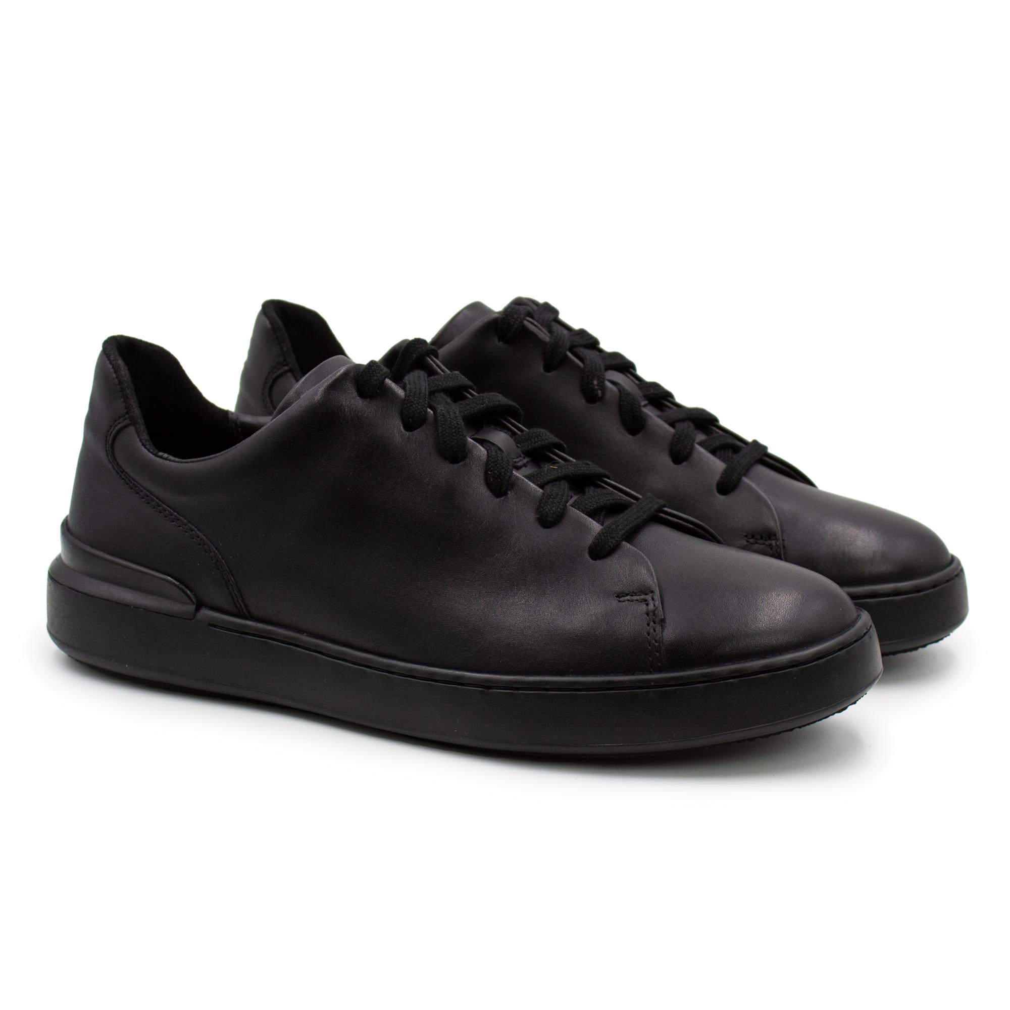 

Кеды мужские Clarks CourtLite Lace 26166783 черные 44 EU, CourtLite Lace 26166783