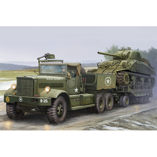 Сборная модель I Love Kit Американский Танковый Транспортер US M19 С Кабиной с Мягки 63502