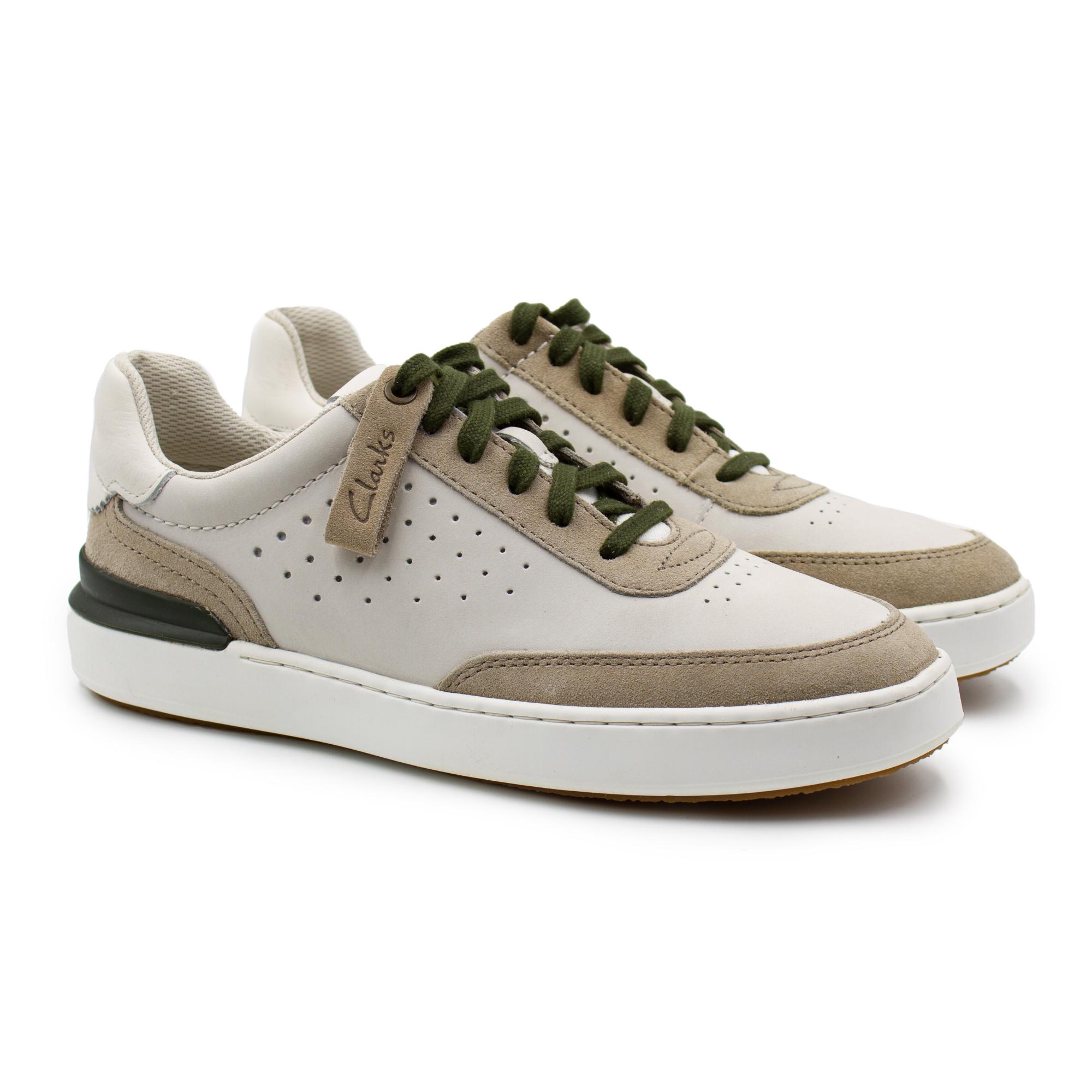 

Кеды мужские Clarks CourtLite Tor 26165629 белые 41.5 EU, CourtLite Tor 26165629