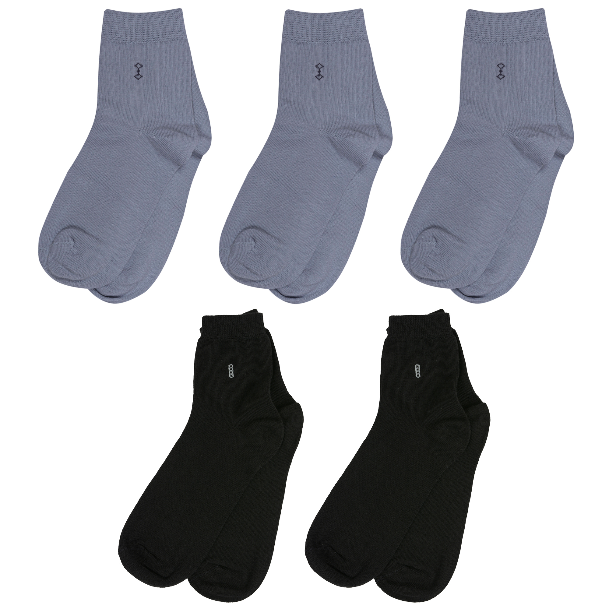 

Носки детские Rusocks 5-Д-88Л, серый; черный, 22-24, 5-Д-88Л