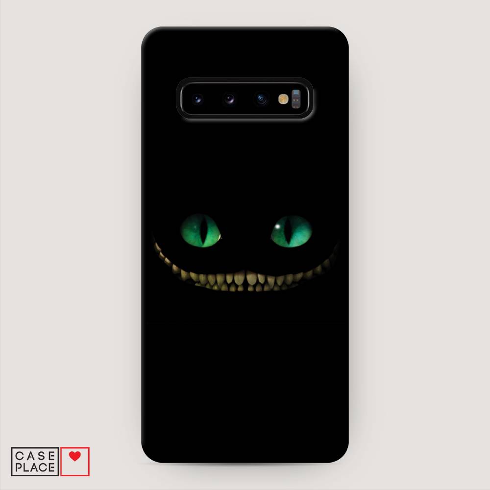 

Пластиковый чехол "Зеленоглазый чеширский кот" на Samsung Galaxy S10 +, 27120-1