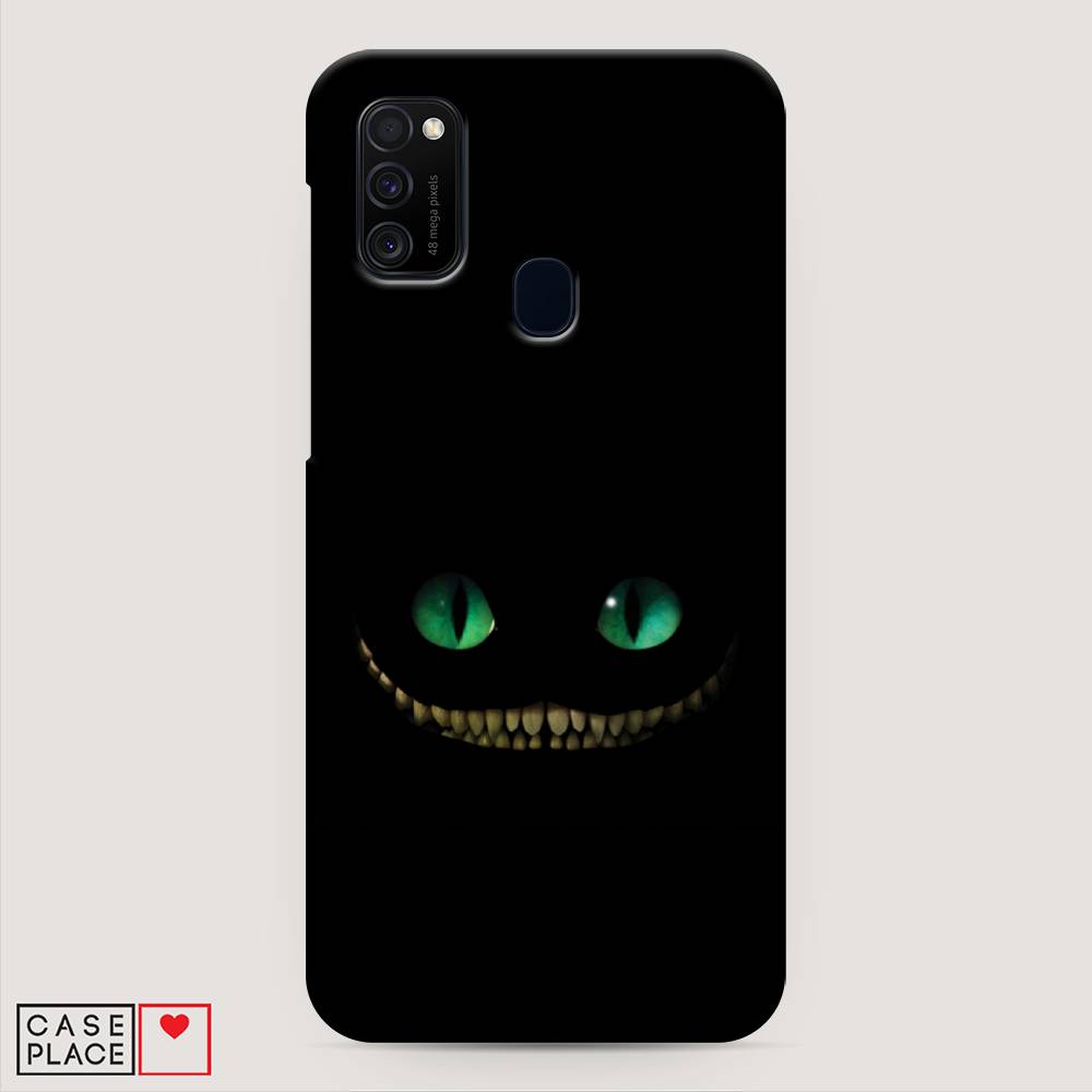 

Пластиковый чехол "Зеленоглазый чеширский кот" на Samsung Galaxy M21, 29720-1