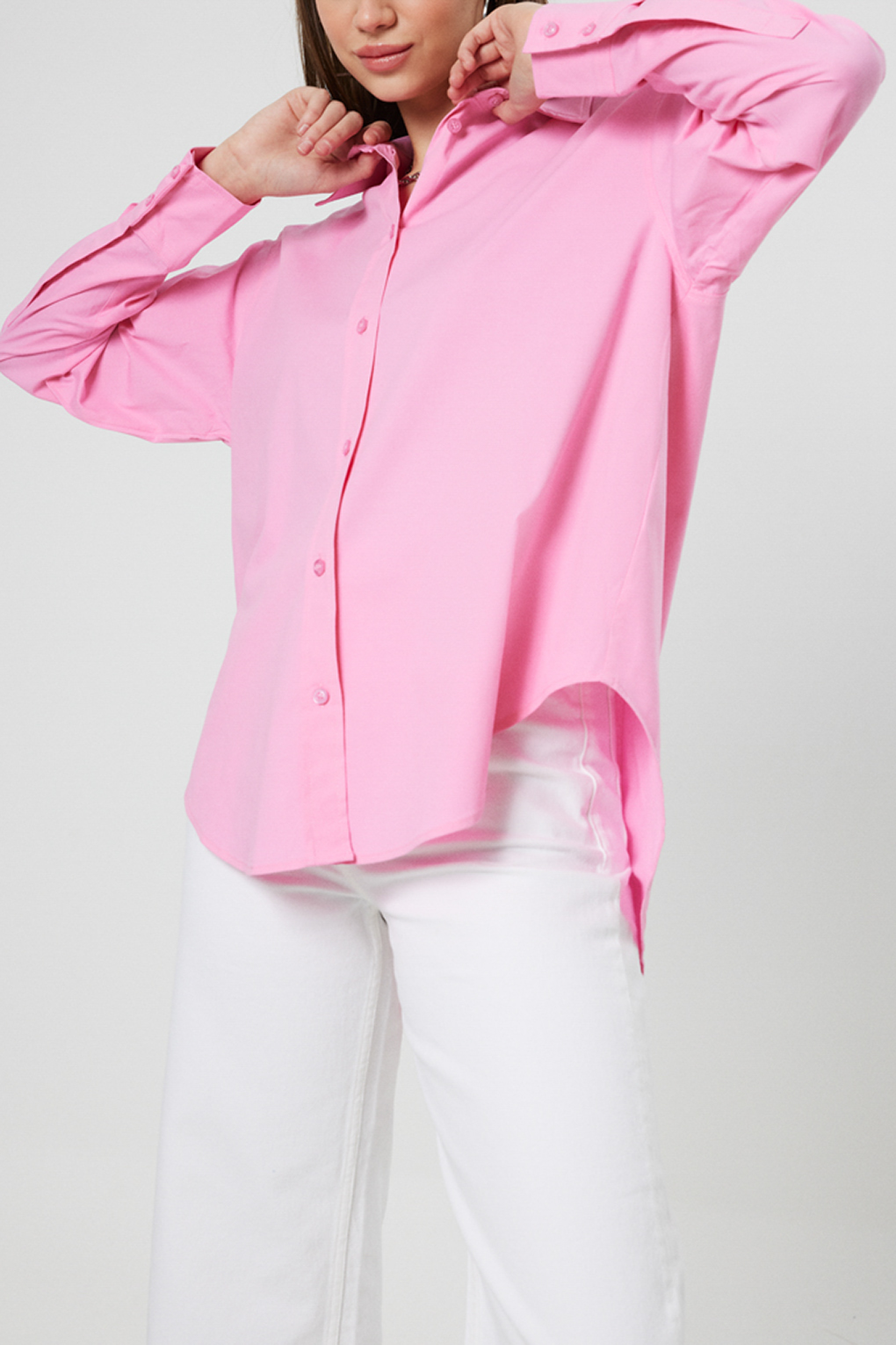 Рубашка женская Loft LF2031425 розовая S