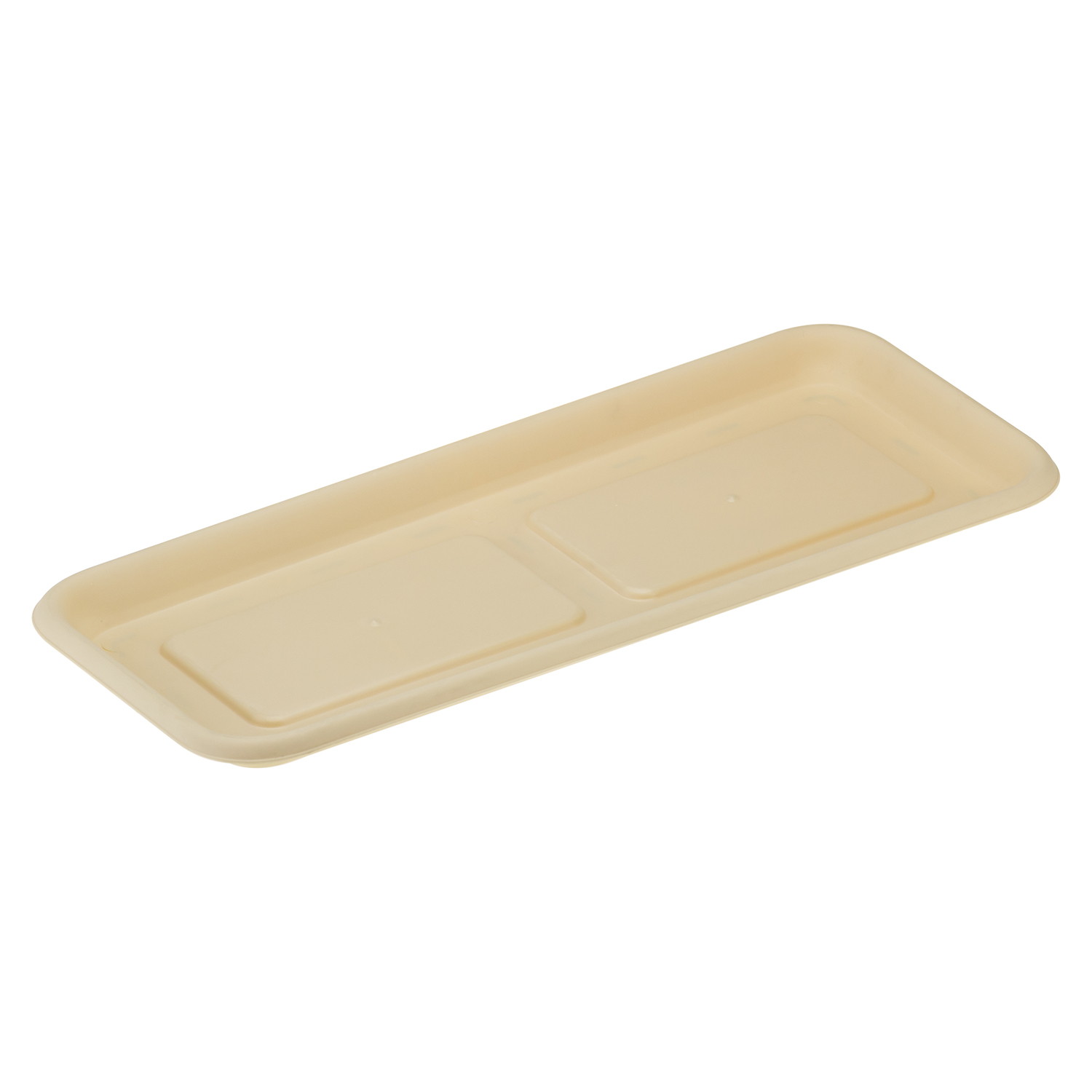 Поддон для балконного ящика Каждый день бежевый 40 см