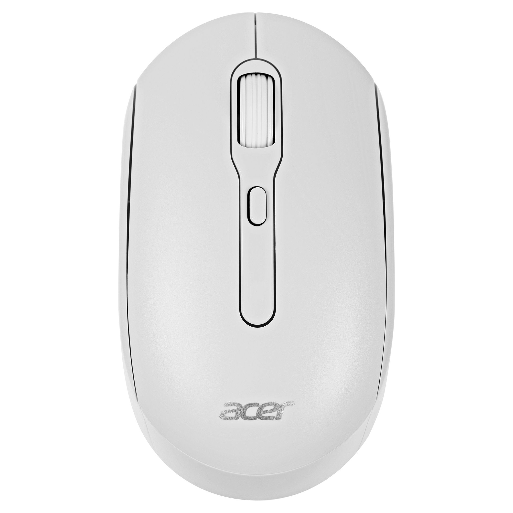 Мышь Acer OMR308 оптическая, беспроводная, 1600dpi, USB, 4but, белая