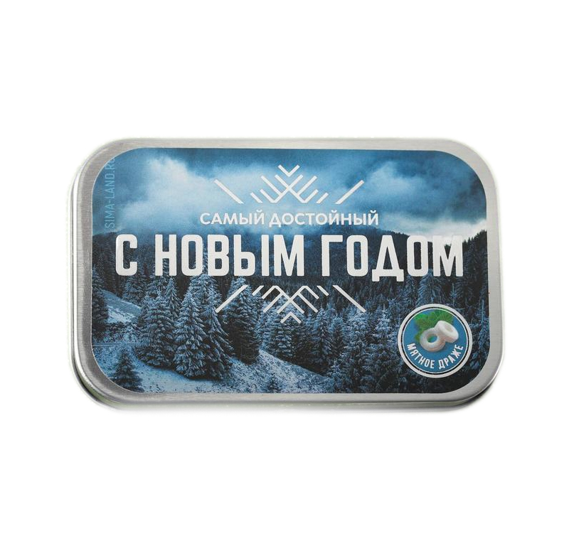

Мятное драже в кейсе С Новым годом, 25 г
