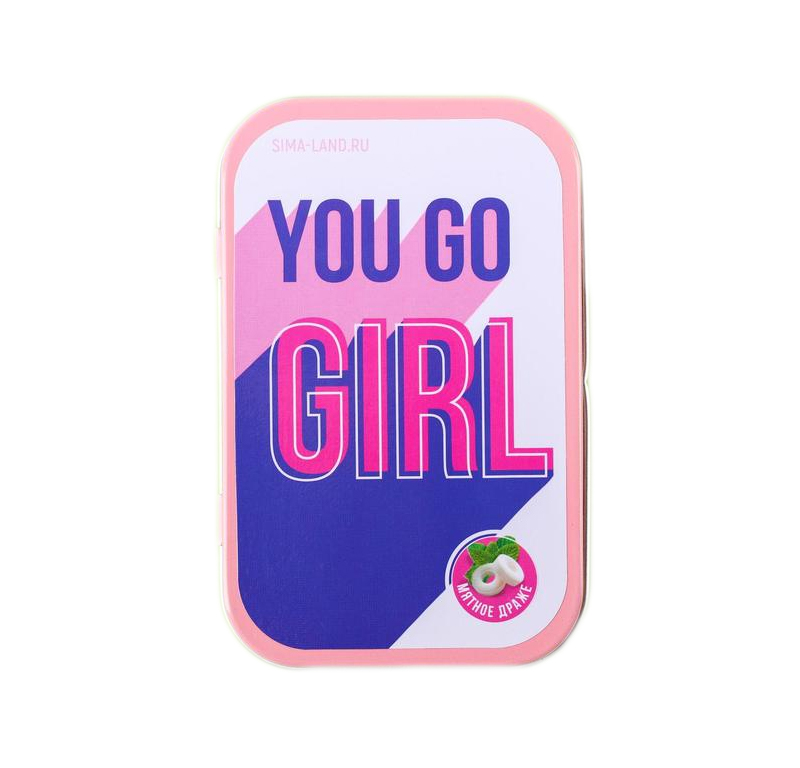 

Мятное драже в кейсе Girl, 25 г