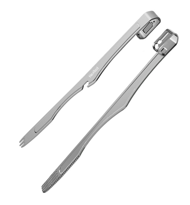 Щипцы для гриля NexTool 6973907631544 Multifunctional Titanium Tongs NE20253