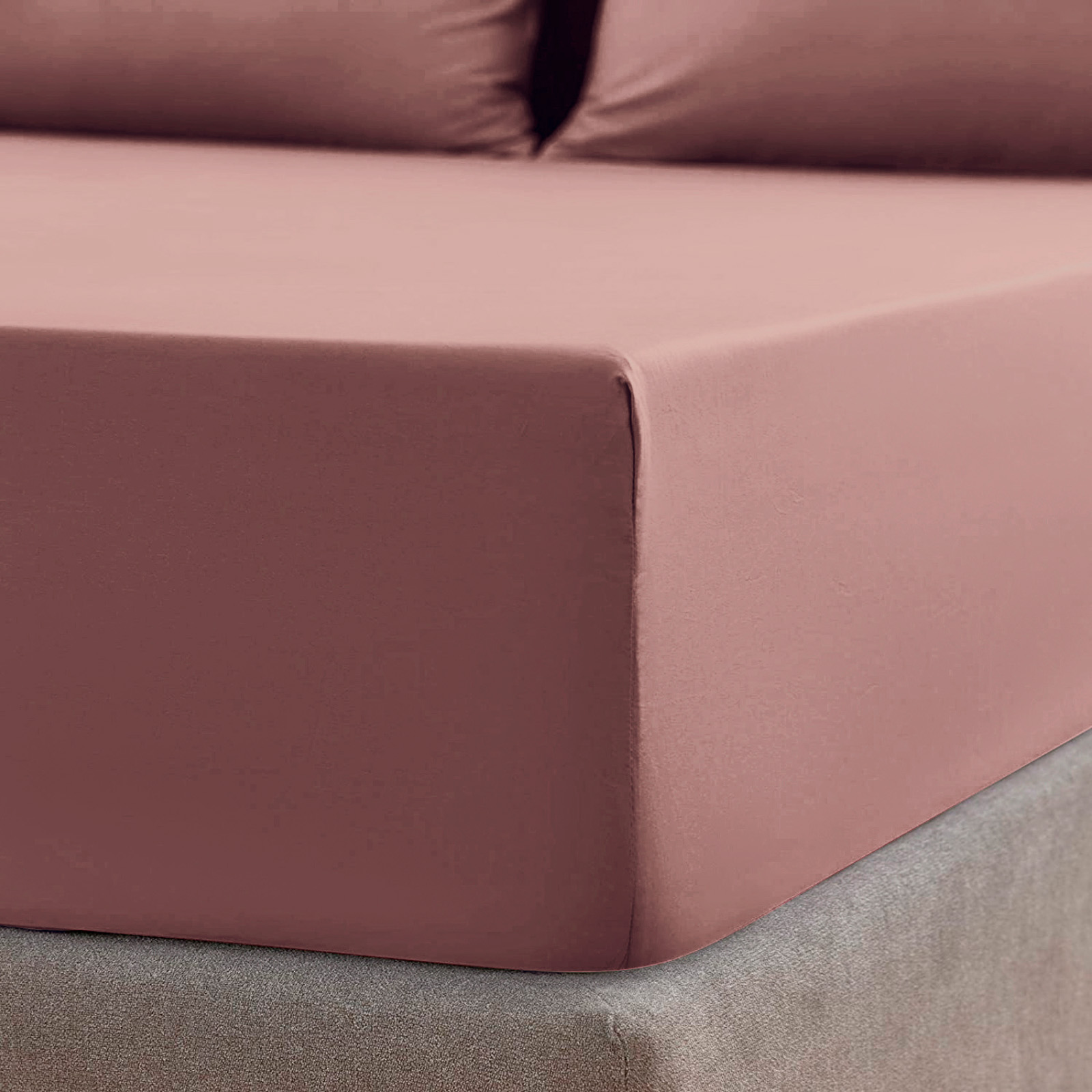 

Простыня на резинке Soft Box Пепельная Роза 180х200х30 см, мако-сатин 100% хлопок, розовая, EH-PROST