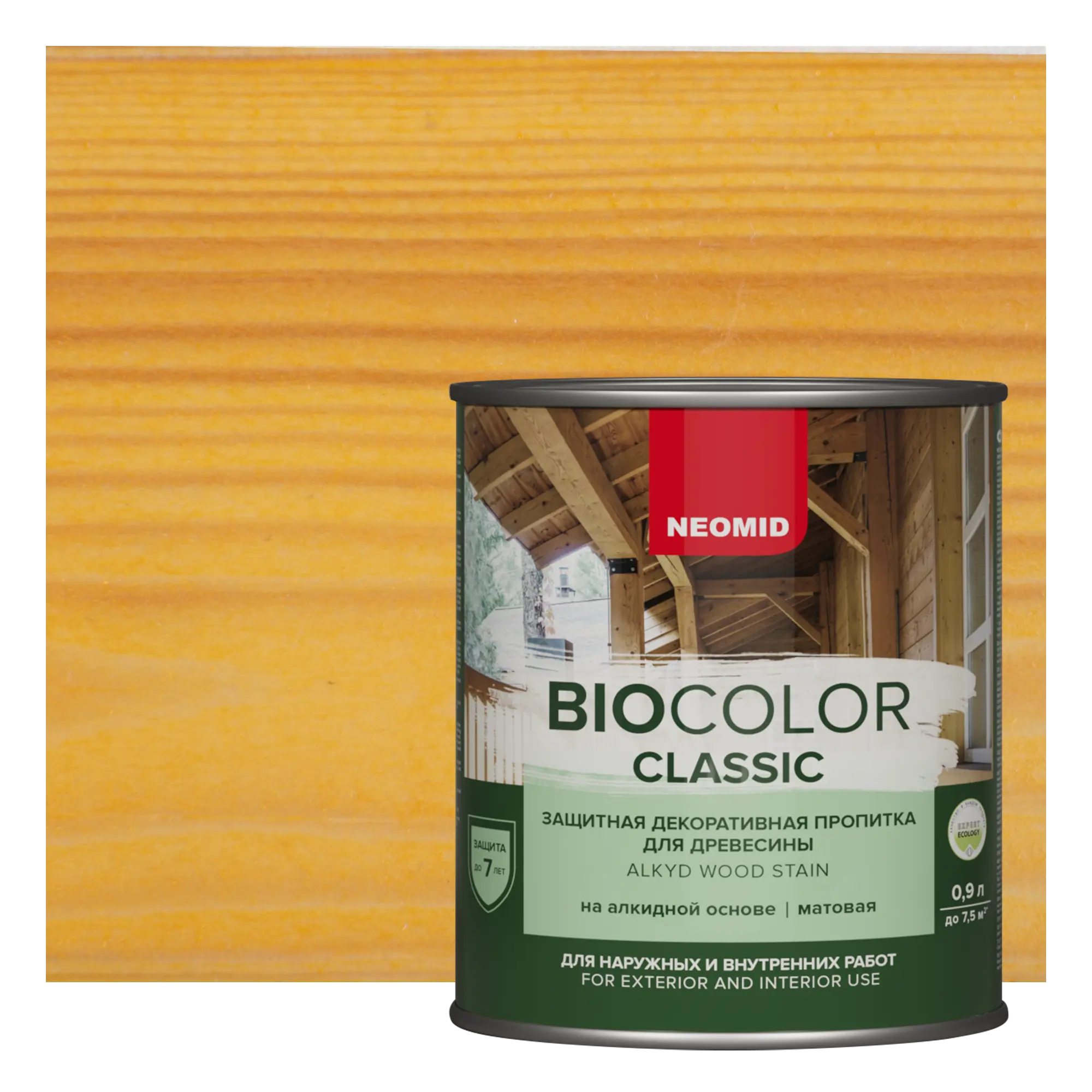 фото Пропитка для древесины neomid bio color classic сосна, 900 мл