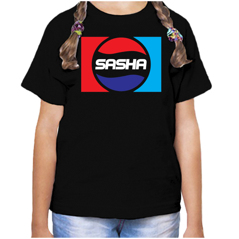 

Футболка девочке черная 32 р-р саша, Черный, fdd_sasha_2_