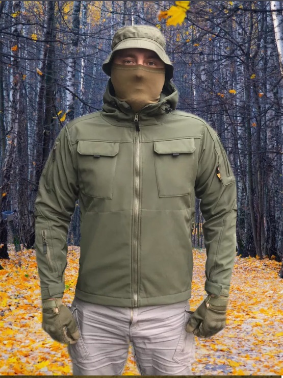 Куртка зимняя с капюшоном тактическая Военсклад МСК 25158.3XL олива XXXL