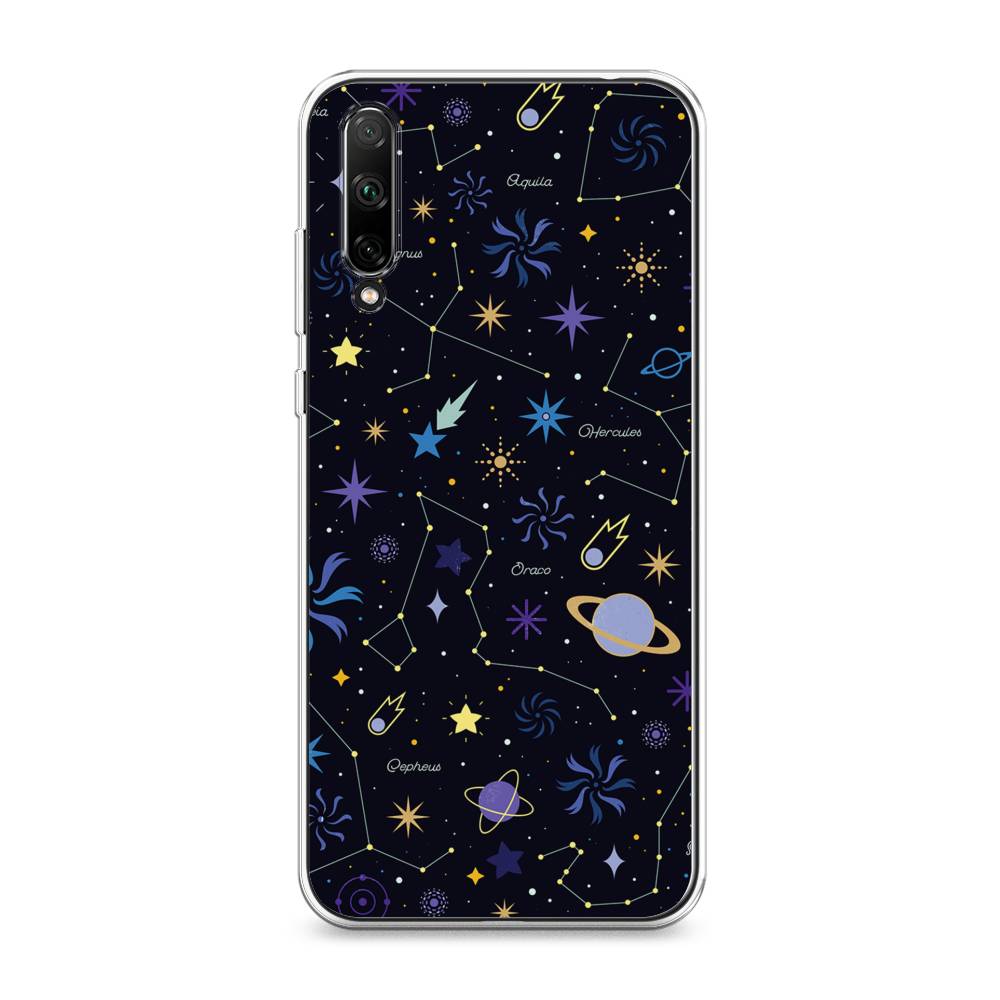 

Чехол для Honor 30i "Цветной космос", Желтый, 6104050-2