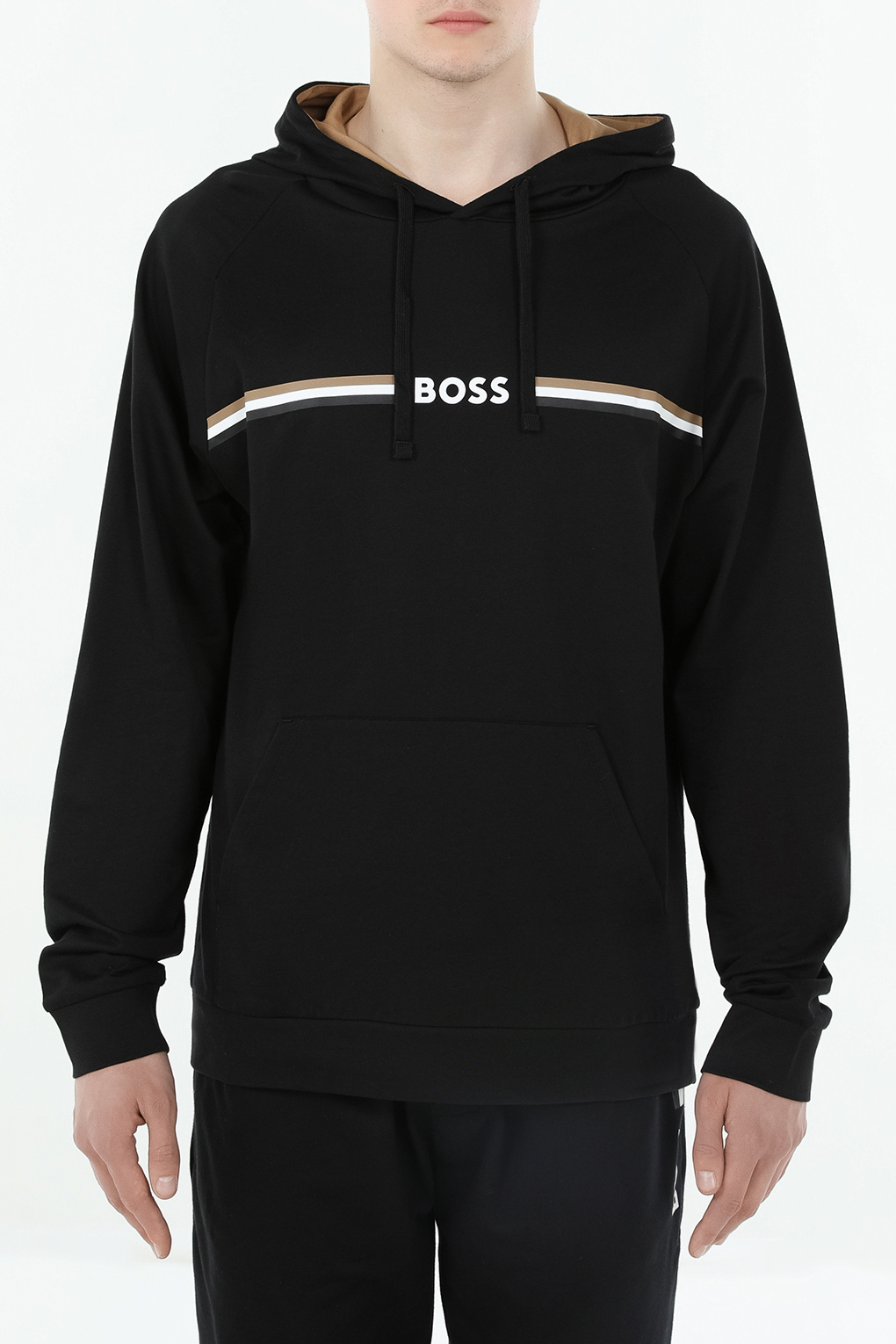 Худи мужское Boss 50521766 черное XL