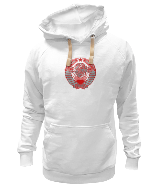 

Худи мужское Printio Born in ussr белое 3XL, Белый, Born in ussr