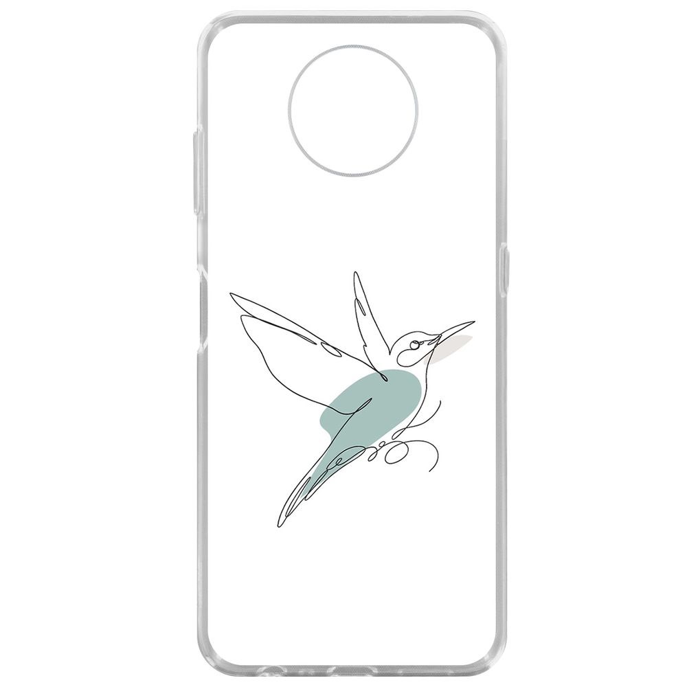 

Чехол-накладка Krutoff Clear Case Легкость для Nokia G10, Прозрачный