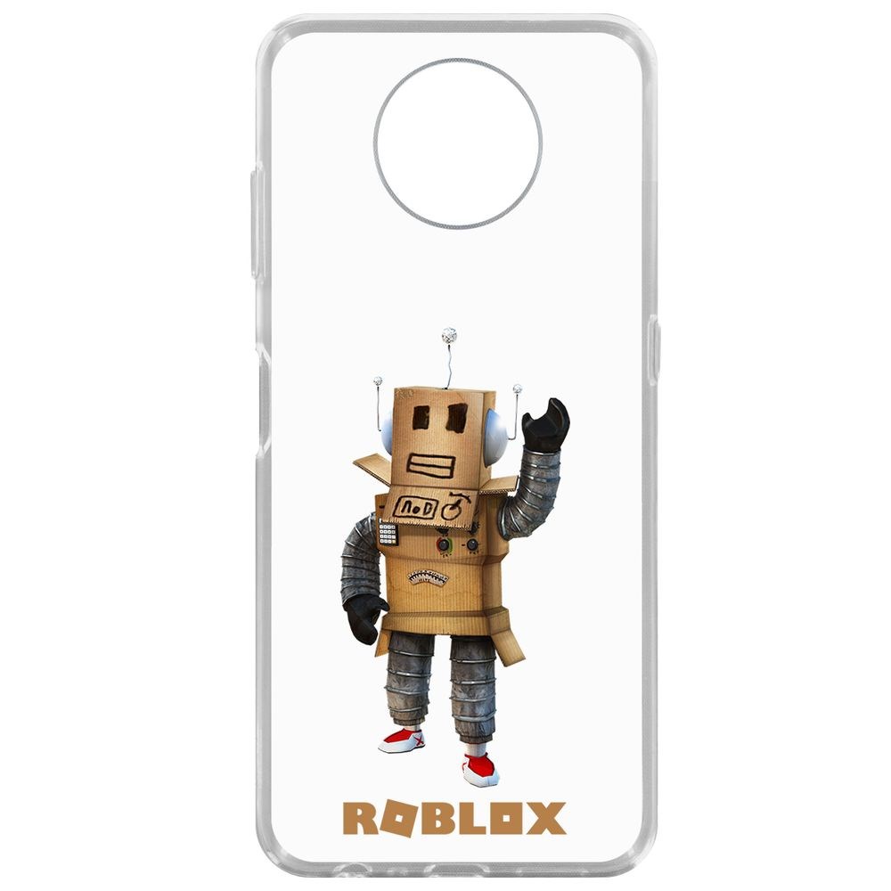 

Чехол-накладка Krutoff Clear Case Roblox-Мистер Робот для Nokia G10, Прозрачный