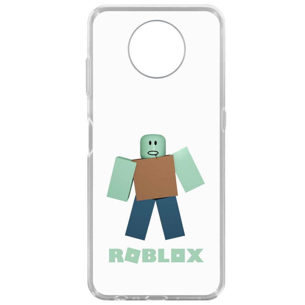 

Чехол-накладка Krutoff Clear Case Roblox-Зомби для Nokia G10, Прозрачный