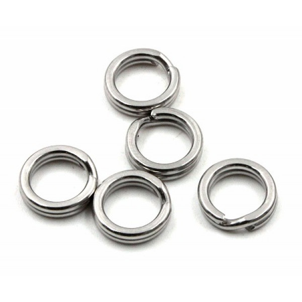 Кольца Gurza заводные Split Ring ST BK № 4 4 мм. 15 кг.