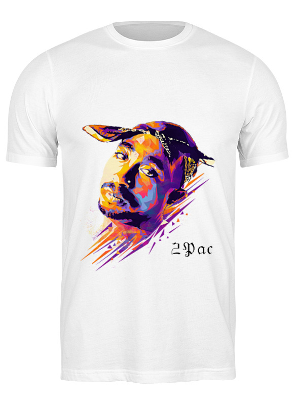 

Футболка мужская Printio 2pac белая 3XL, Белый, 2pac