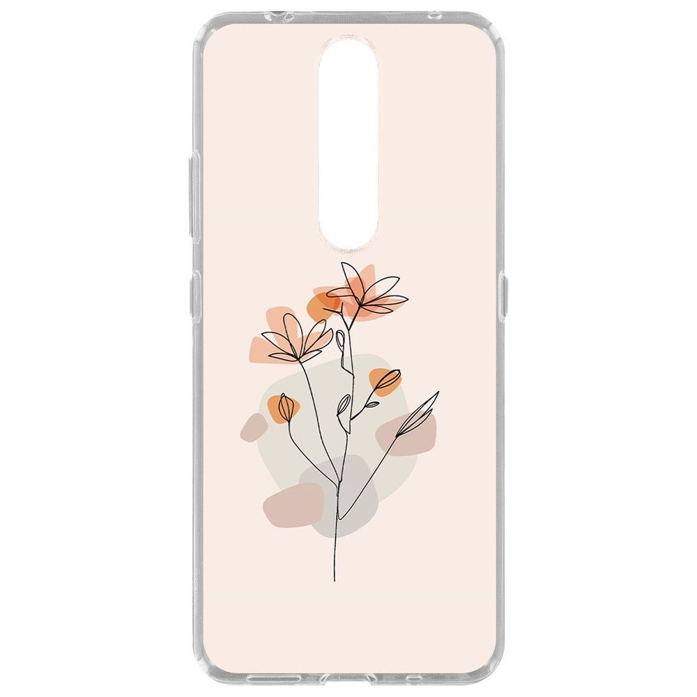 

Чехол-накладка Krutoff Clear Case Ромашки для Nokia 2.4, Прозрачный