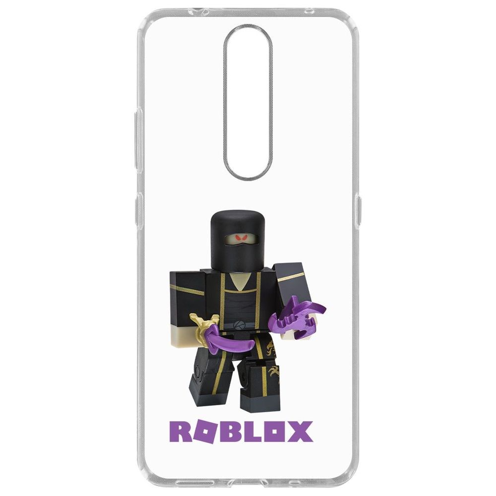 Чехол-накладка Krutoff Clear Case Roblox-Ниндзя Ассасин для Nokia 2.4 600015206622 прозрачный