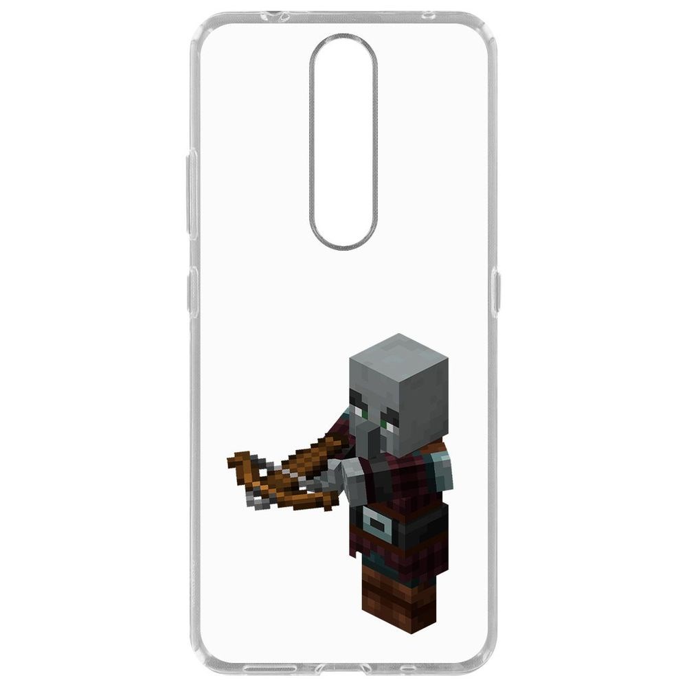 

Чехол-накладка Krutoff Clear Case Minecraft-Разбойник для Nokia 2.4, Прозрачный