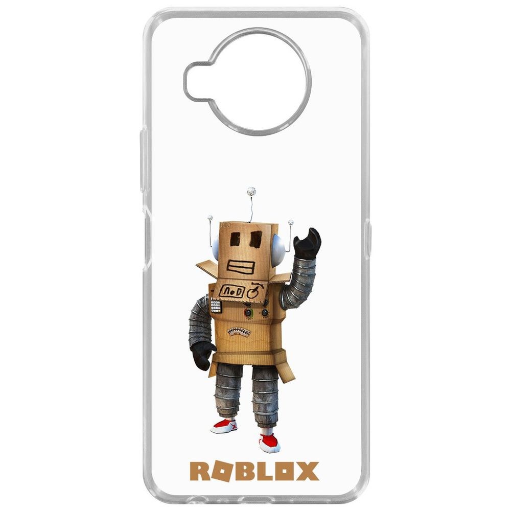 

Чехол-накладка Krutoff Clear Case Roblox-Мистер Робот для Nokia 8.3 5G, Прозрачный