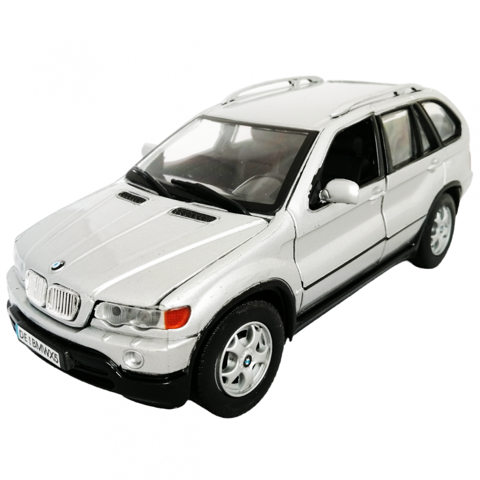 фото Коллекционная модель автомобиля motormax bmw x5 silver, масштаб 1:24, 73254