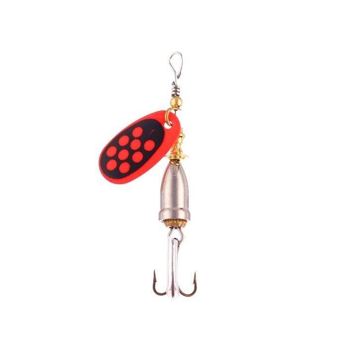 

Akara Блесна вращающаяся Akara C-5082, 4 г, цвет 194/Yl-Red, Красный;черный;серебристый