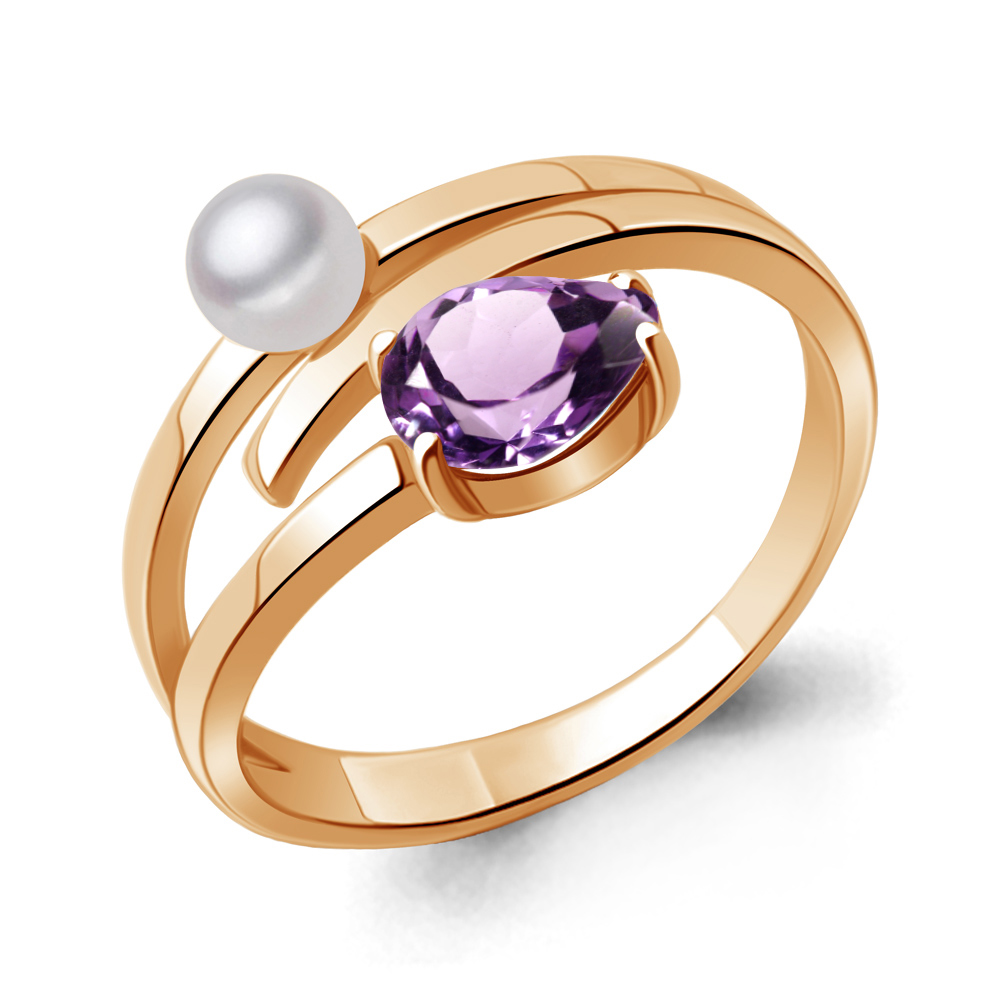 

Кольцо из серебра с аметистом Aquamarine Aquamarine 6962604_925_з р, 6962604_925_з