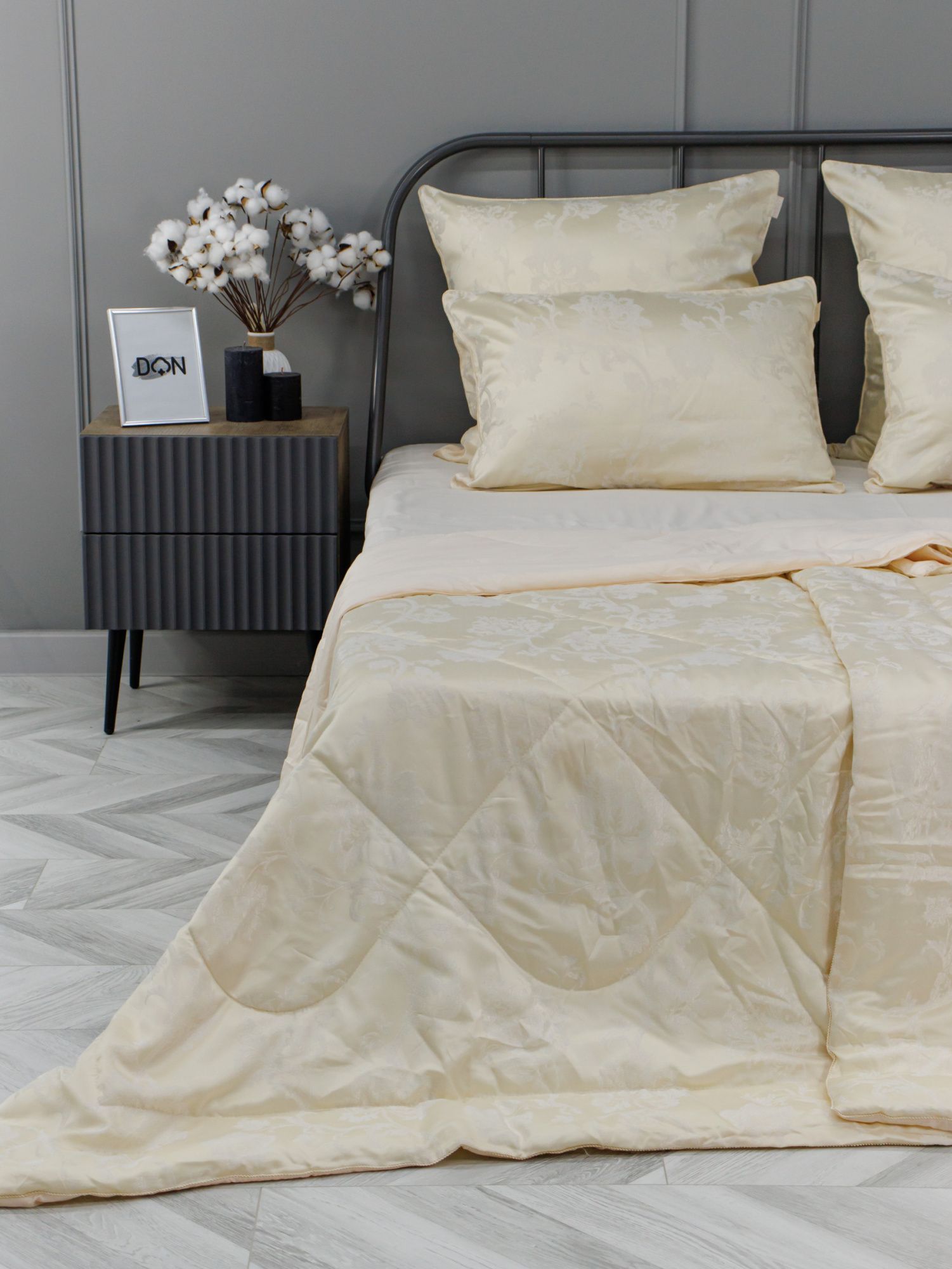 

Комплект с одеялами KAZANOV.A Паула айвори , семейный