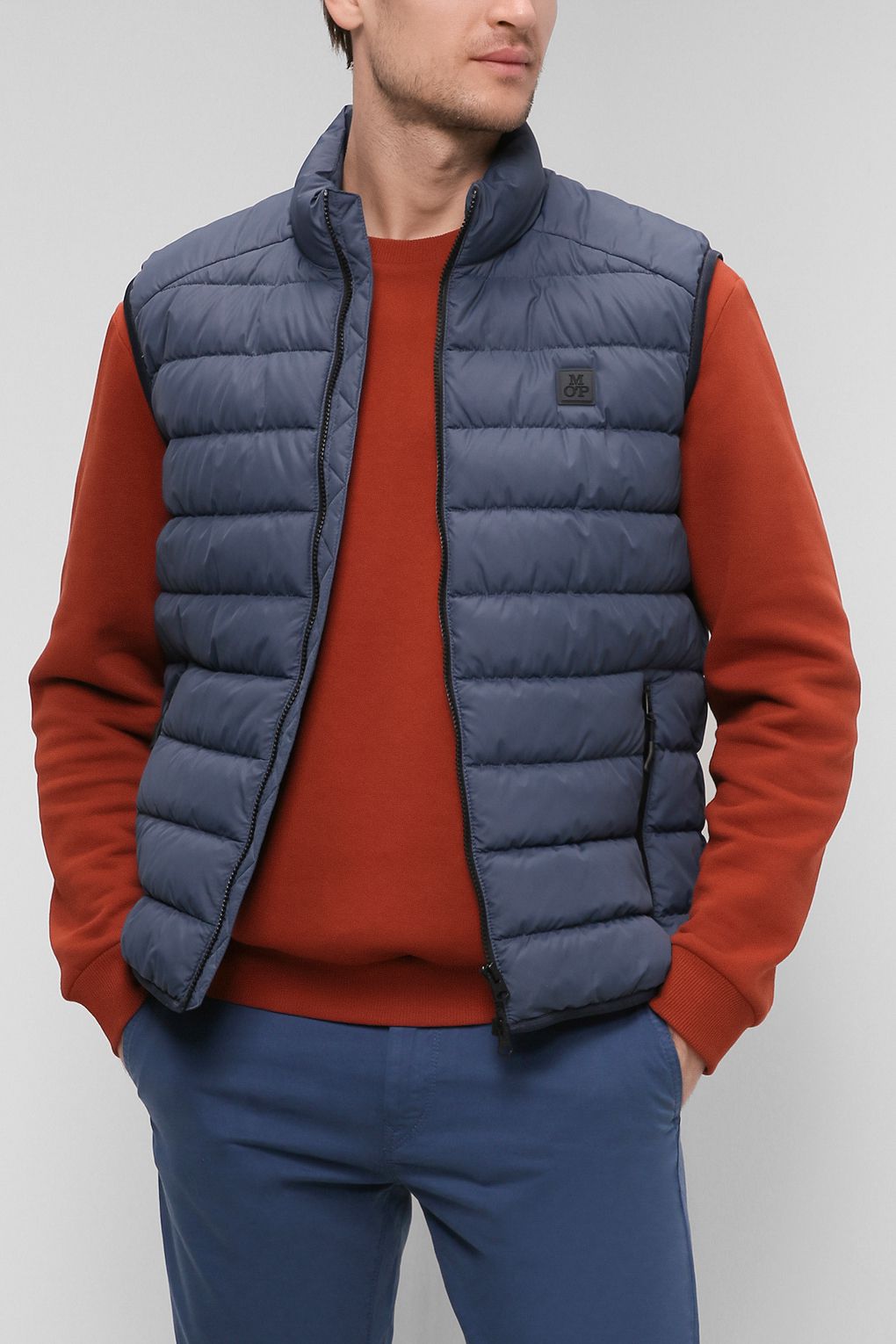 

Утепленный жилет мужской Marc O’Polo 221 0960 72022 синий M, 221 0960 72022