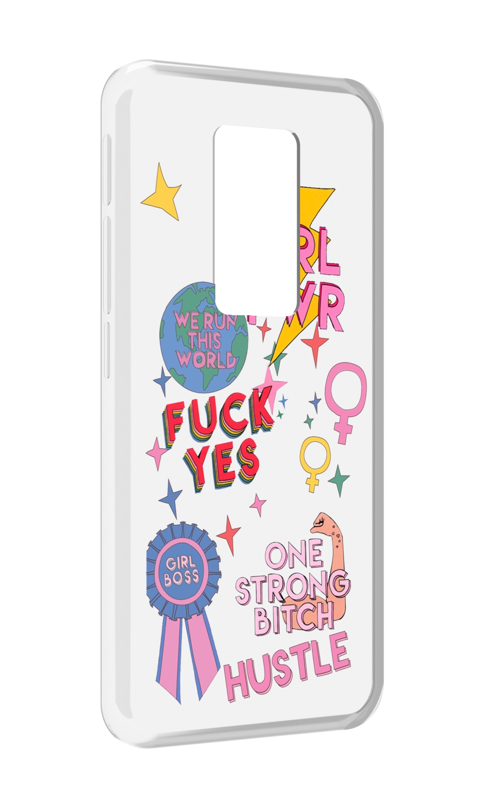 

Чехол MyPads девушки-боссы женский для Motorola Defy 2021, Прозрачный, Tocco