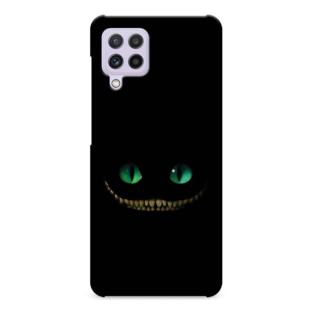 

Пластиковый чехол "Зеленоглазый чеширский кот" на Samsung Galaxy A22