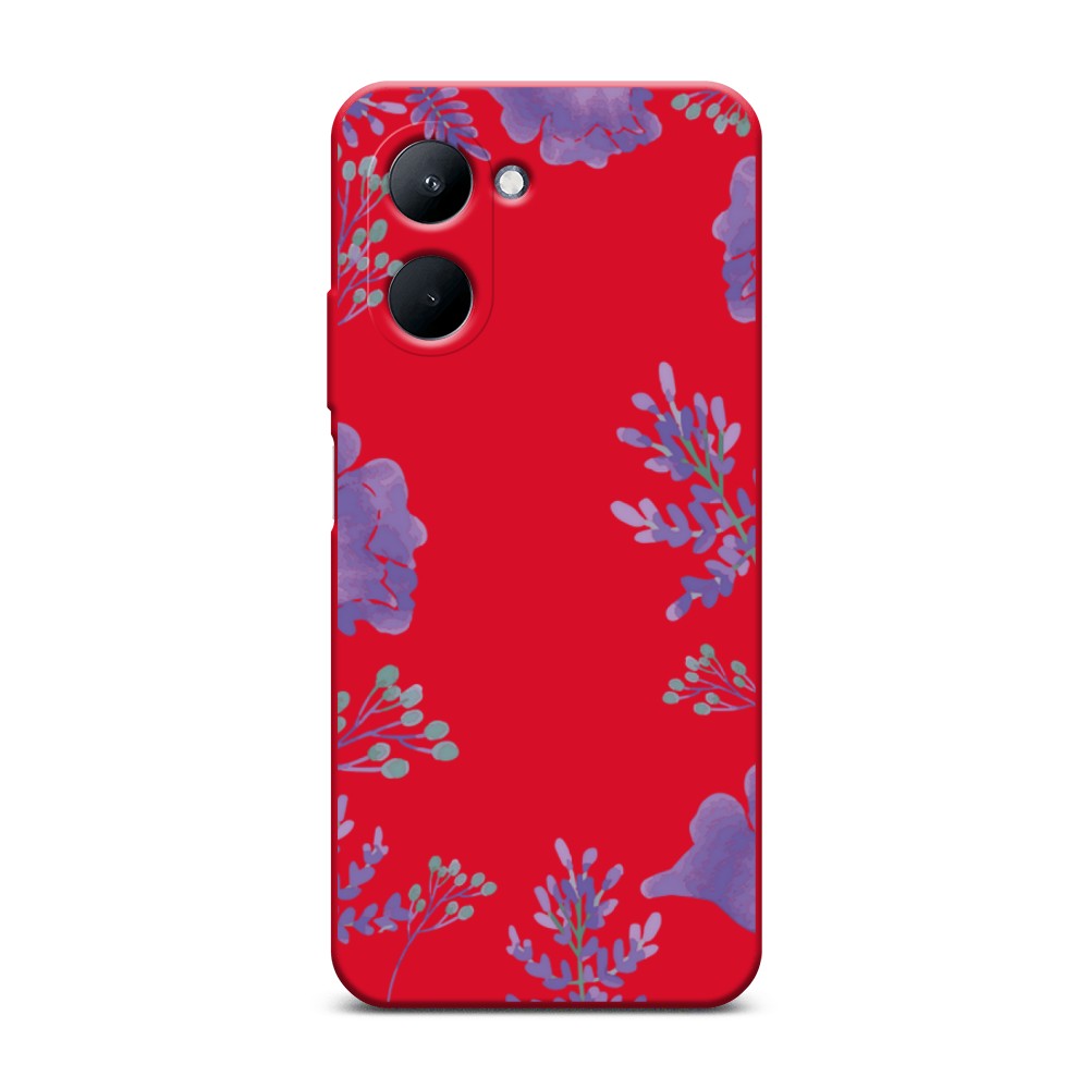 

Чехол Awog на Realme C33 "Сиреневая цветочная рамка", Прозрачный;фиолетовый, 2511353-1