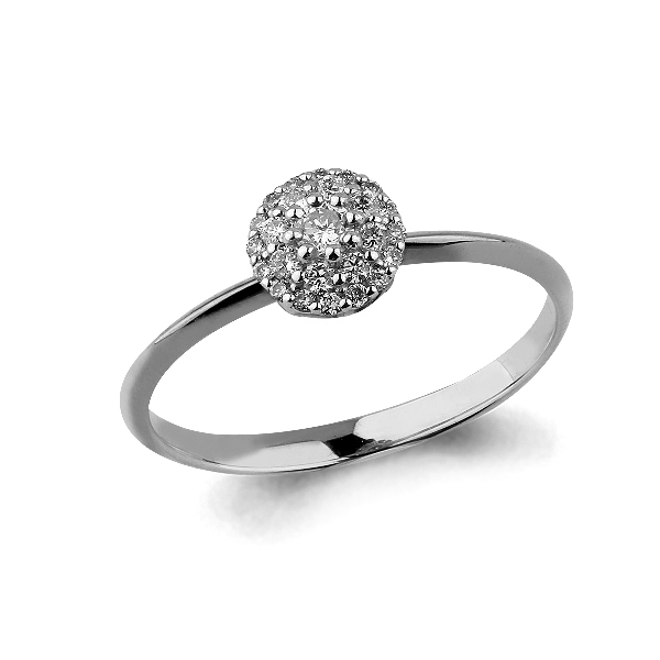 

Кольцо из белого золота с бриллиантом р. 16,5 Aquamarine 962438_585_бз, 962438_585_бз