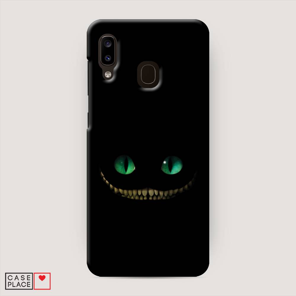 

Пластиковый чехол "Зеленоглазый чеширский кот" на Samsung Galaxy A20, 27620-1
