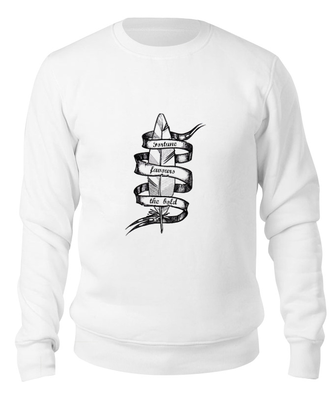 

Свитшот унисекс Printio Fortune t ч белый L, Fortune t ч