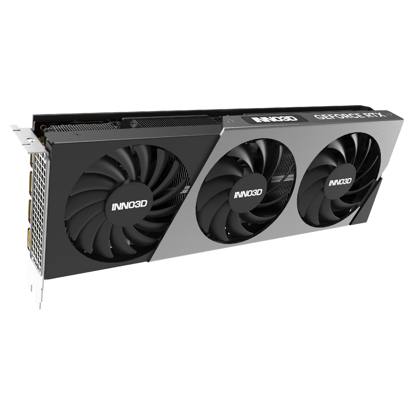 

Видеокарта Inno3D NVIDIA GeForce RTX 4070 Ti X3 OC (N407T3-126XX-186148N), Черный;серый, GeForce RTX 4070 Ti X3 OC