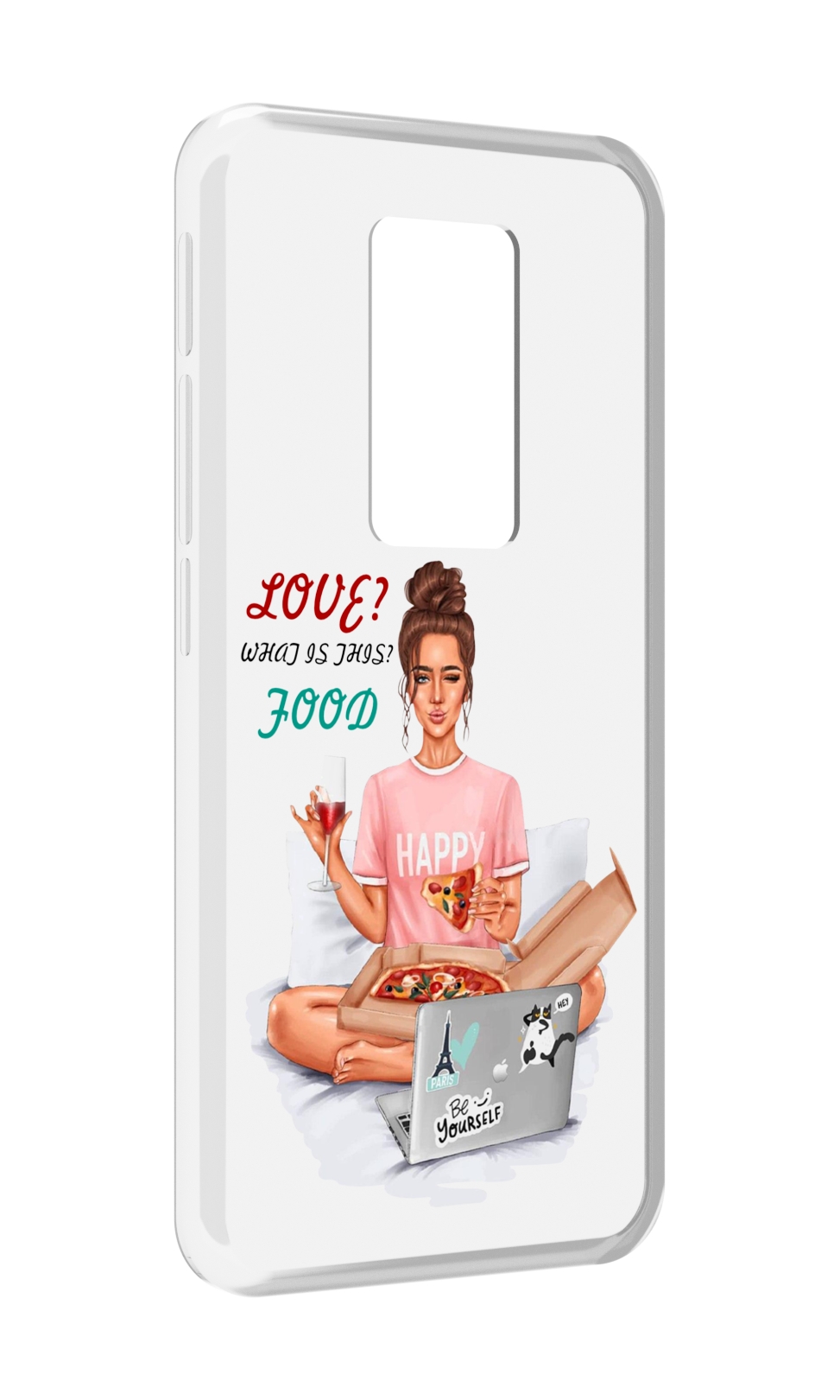 

Чехол MyPads девушка-с-ноутбуком женский для Motorola Defy 2021, Прозрачный, Tocco
