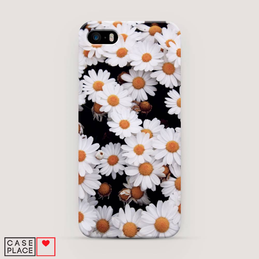 

Пластиковый чехол "Ромашковое поле" на Apple iPhone 5, 10320-3